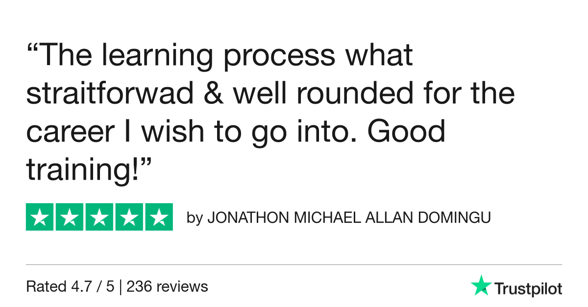 Trustpilot customer testimonial