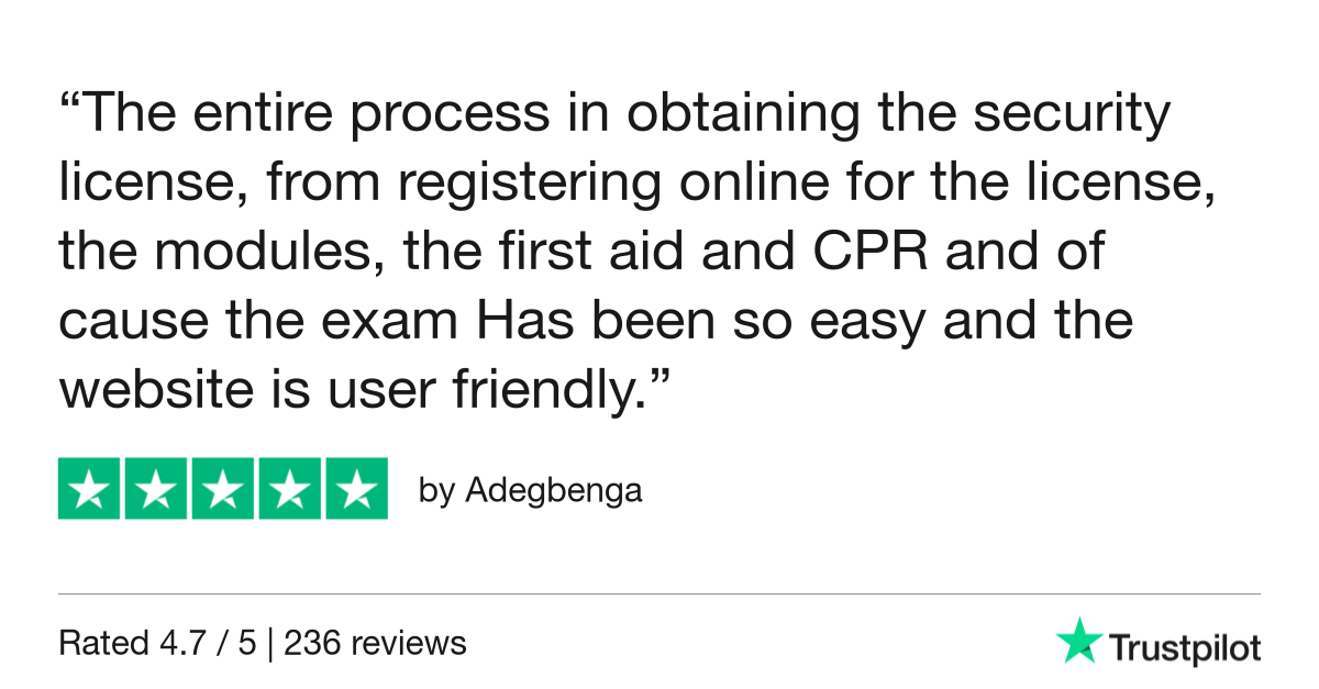 Trustpilot customer testimonial